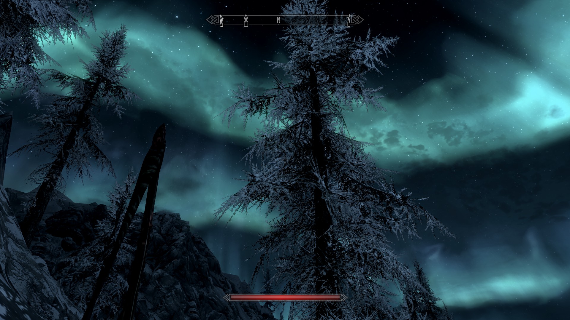 Skyrim: северное сияние width=