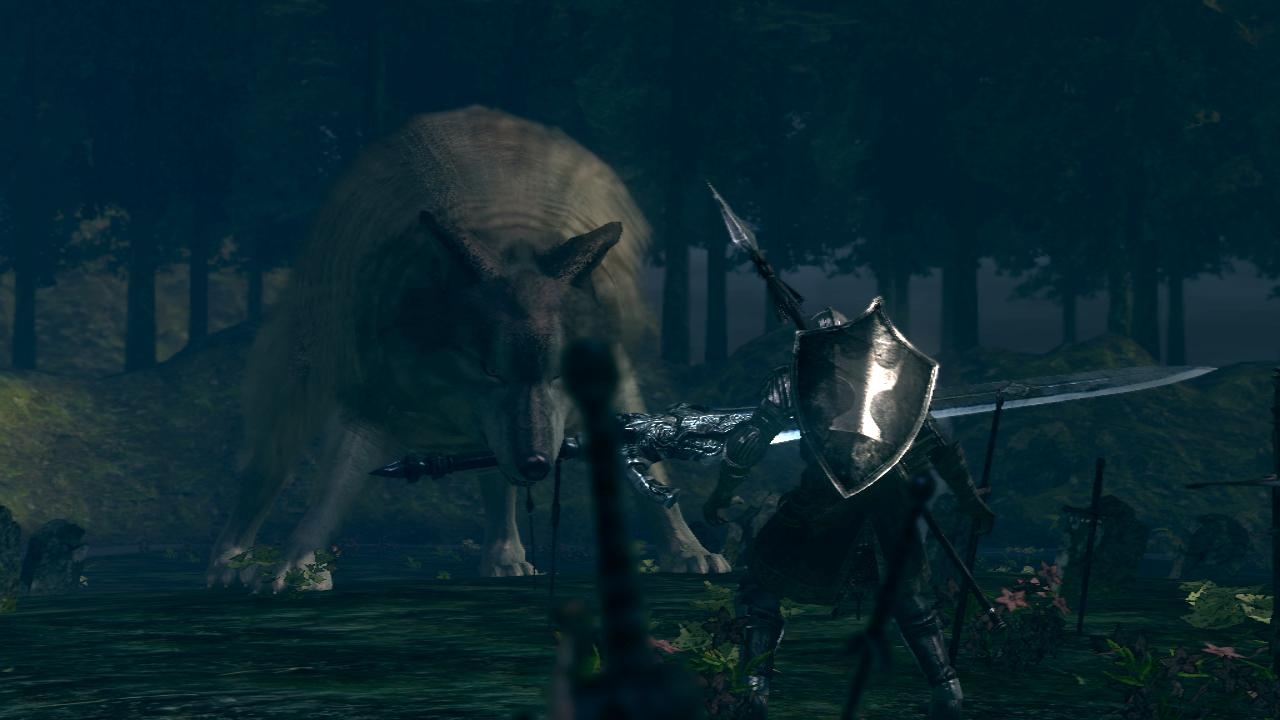 Этого волка из Dark souls вы запомните надолго. width=