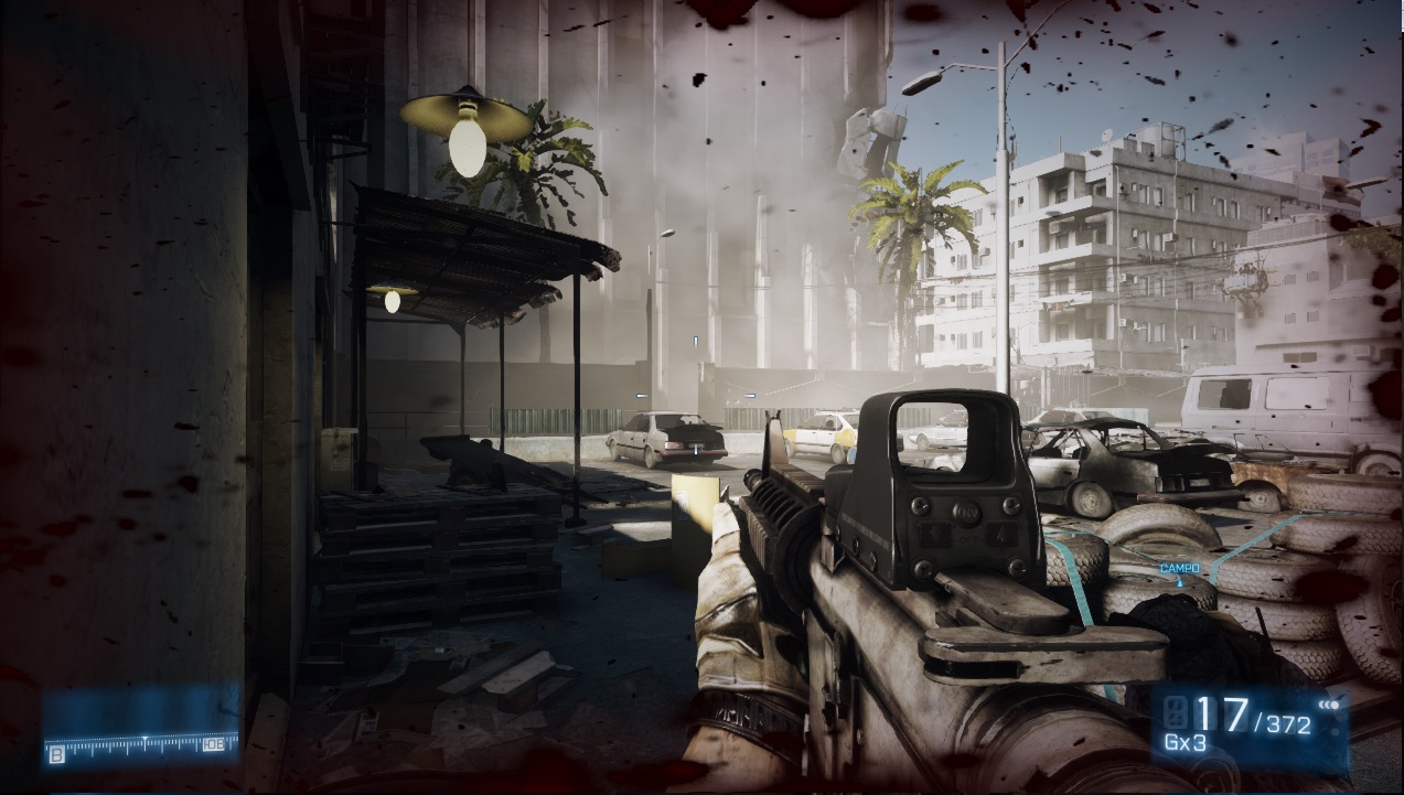 Синглплеер Battlefield 3 Типичный кадр из Battlefield 3