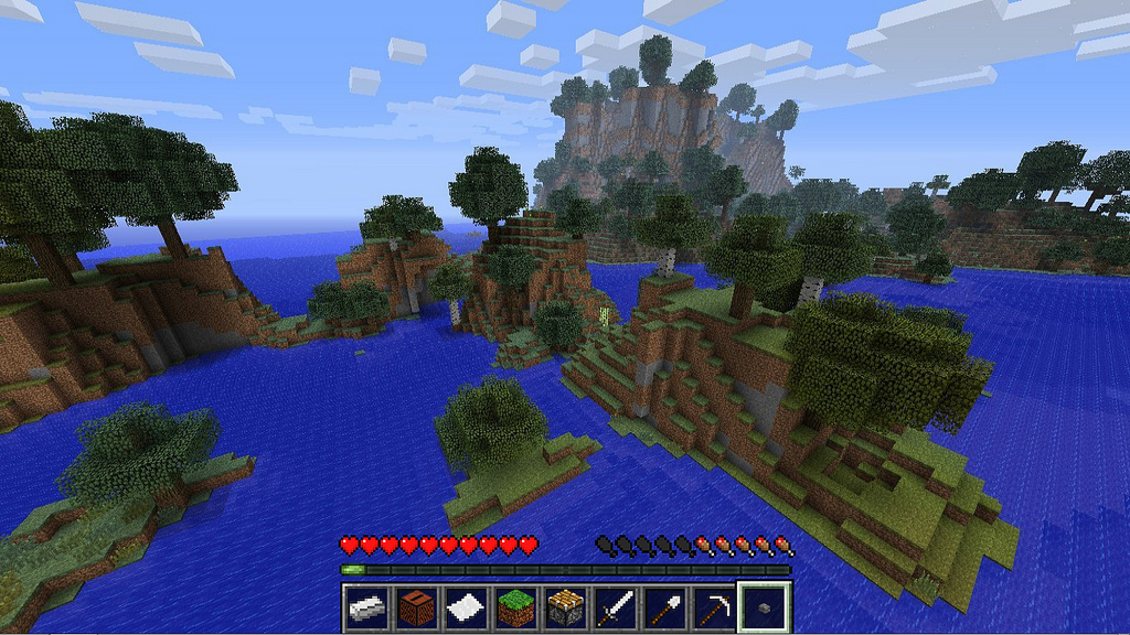 Воксельная красота minecraft width=