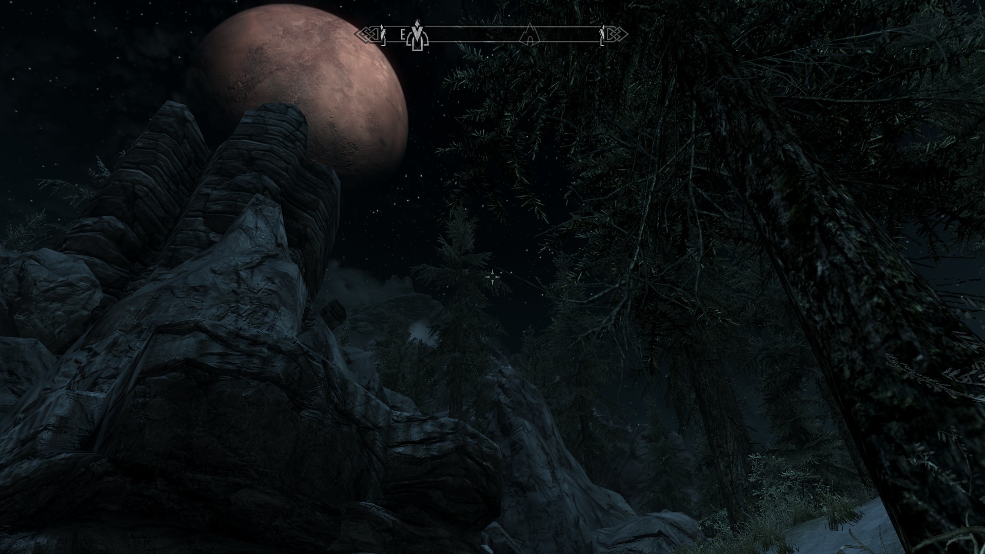 Кровавая луна Skyrim width=