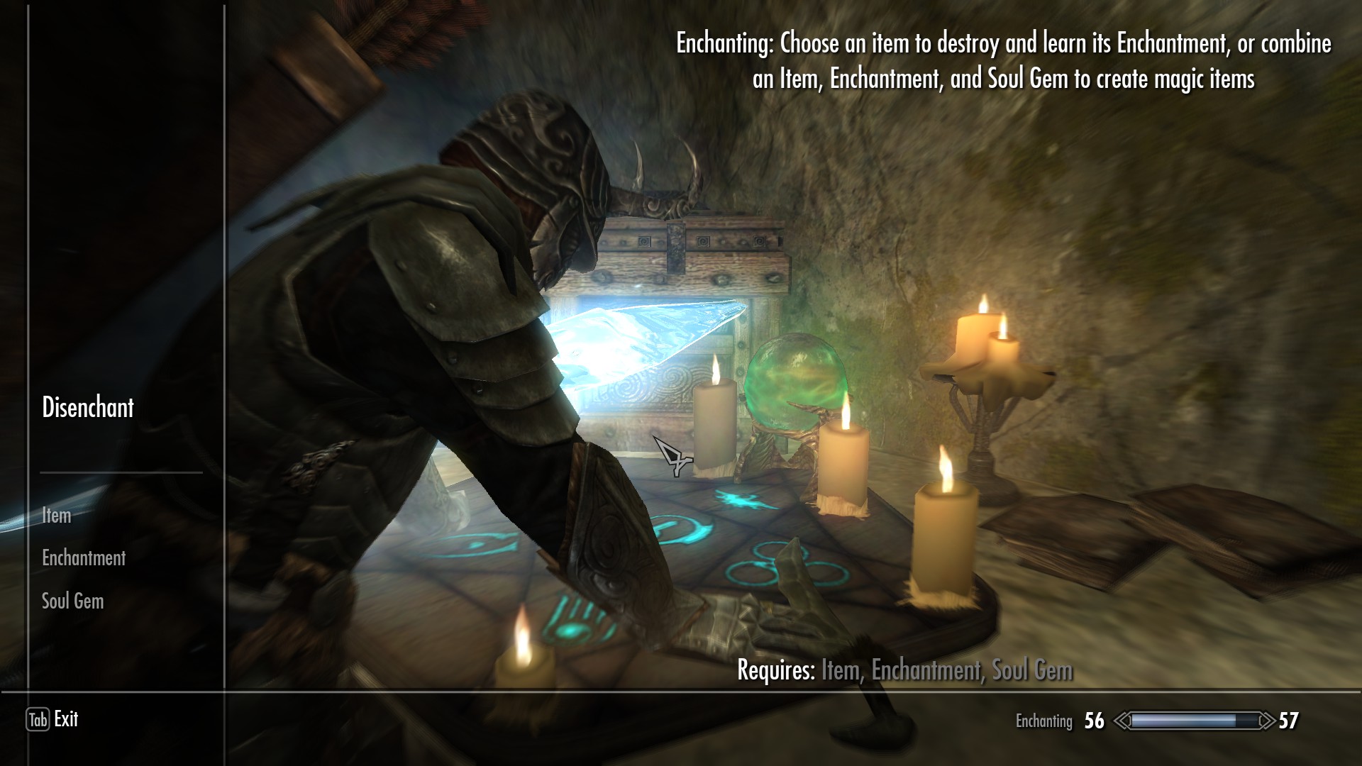 skyrim: зачарование оружия width=