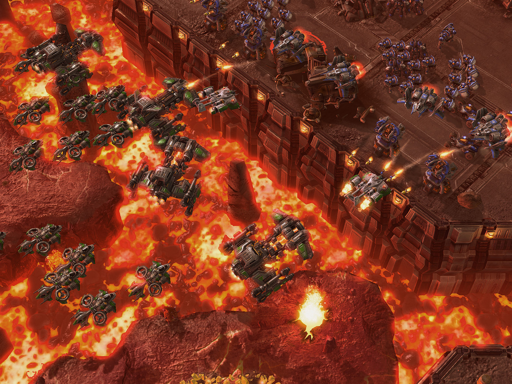 sc2 Карты с лавой из starcraft 2