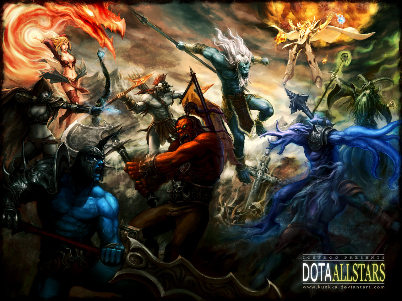 карта Dota Allstars 6.66b width=