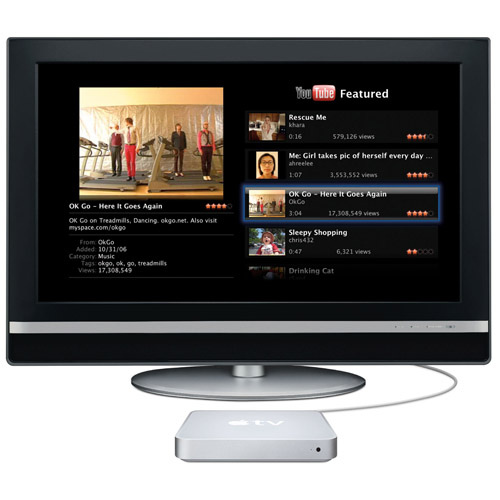apple tv и youtube width=