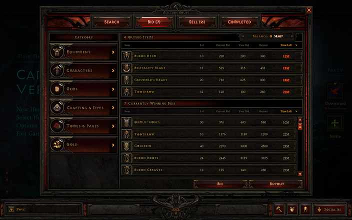 Аукцион Diablo 3 width=