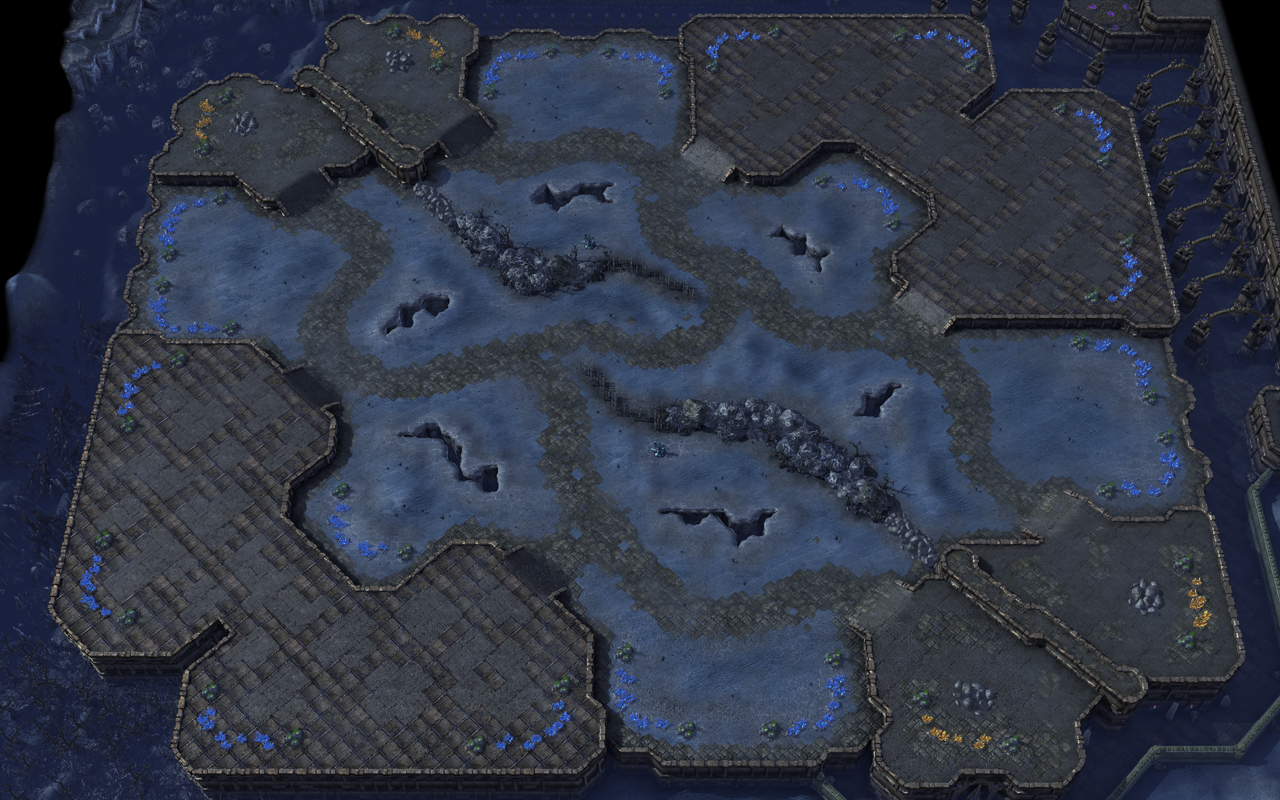 Starcraft 2 map: 4v4 2 Starcraft 2 map: 4v4 2