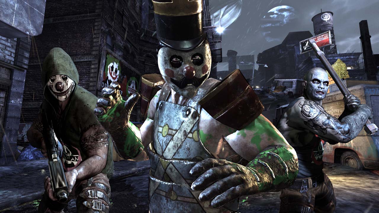 «Циркачи» Джокера в batman arkham city width=