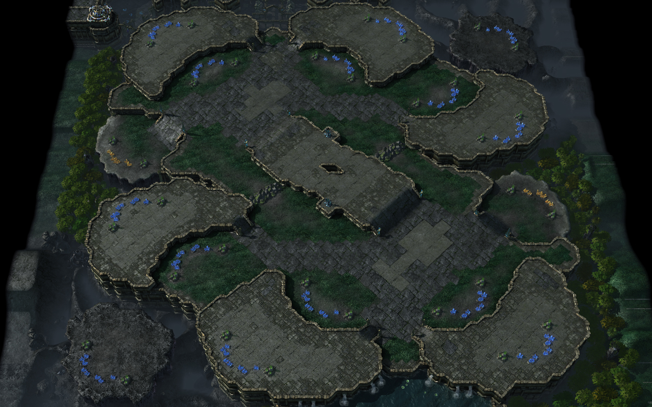 Starcraft 2 map: 3v3 2 Starcraft 2 map: 3v3 2