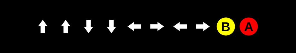 konami code width=