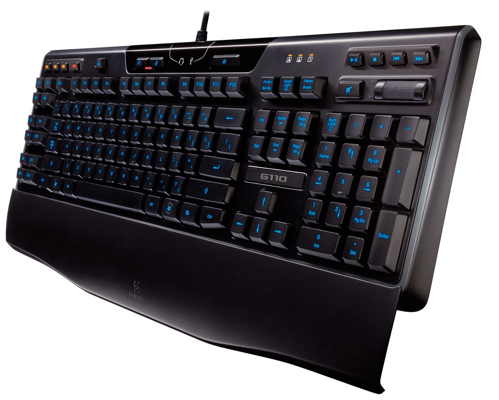 Logitech G110 Logitech G110 обзор клавиатуры с подсветкой