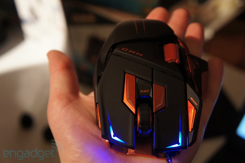 Мышь Cyborg M.M.O.7 вид сверху width=