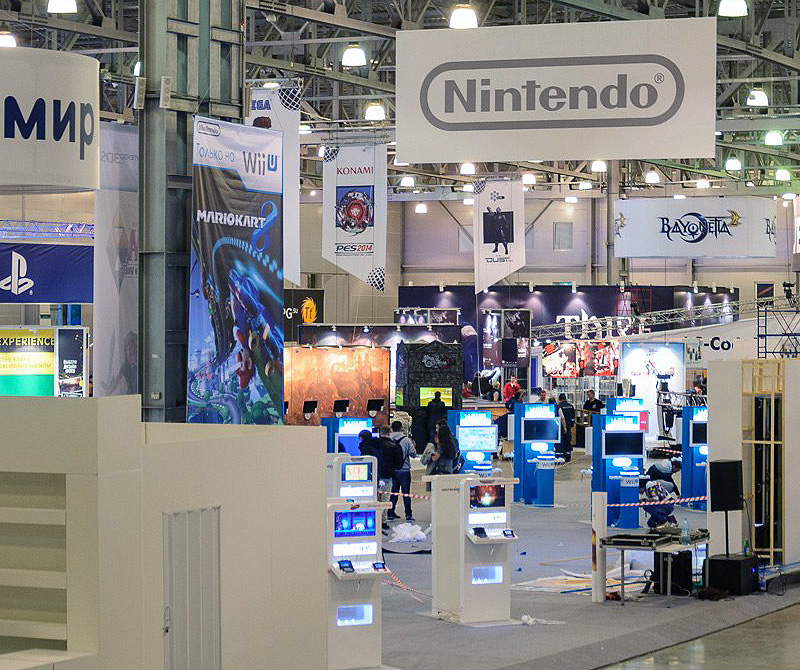 Стенд Nintendo на Игромир 2013