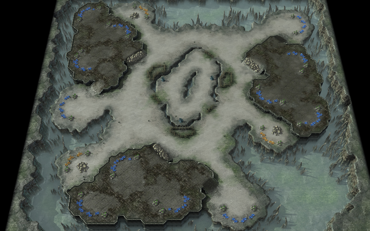 Starcraft 2 map: 2v2 2 Starcraft 2 map: 2v2 2