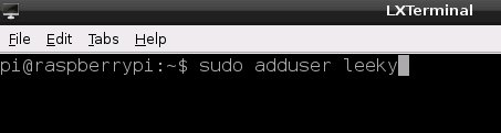 LXTerminal width=