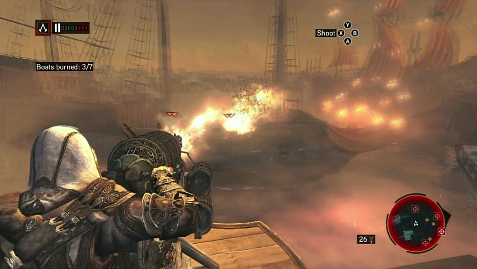 Assassin's Creed: Revelations - палим флот width=