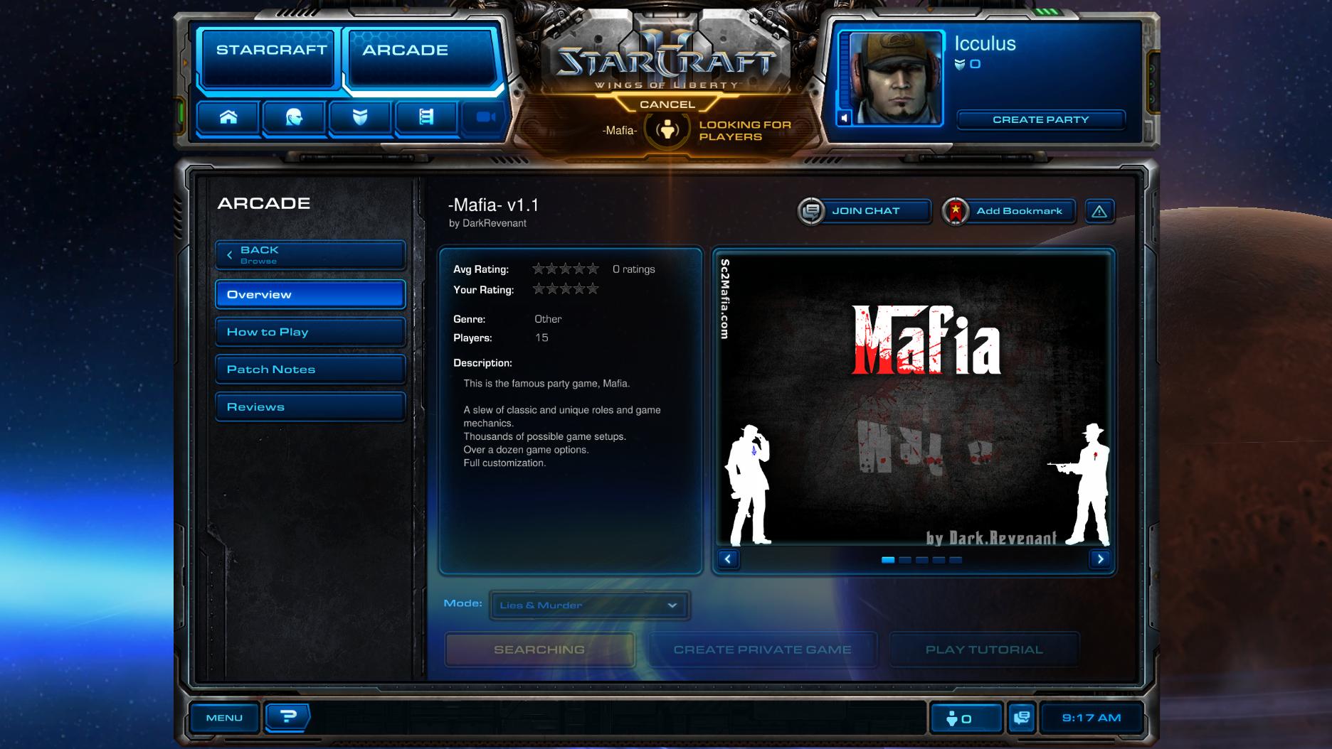 sc2 arcade: экран карты width=