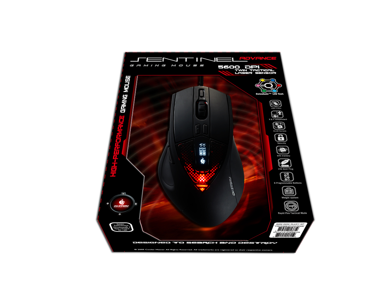 Sentinel Advance коробка Мышь Sentinel Advance CM Storm