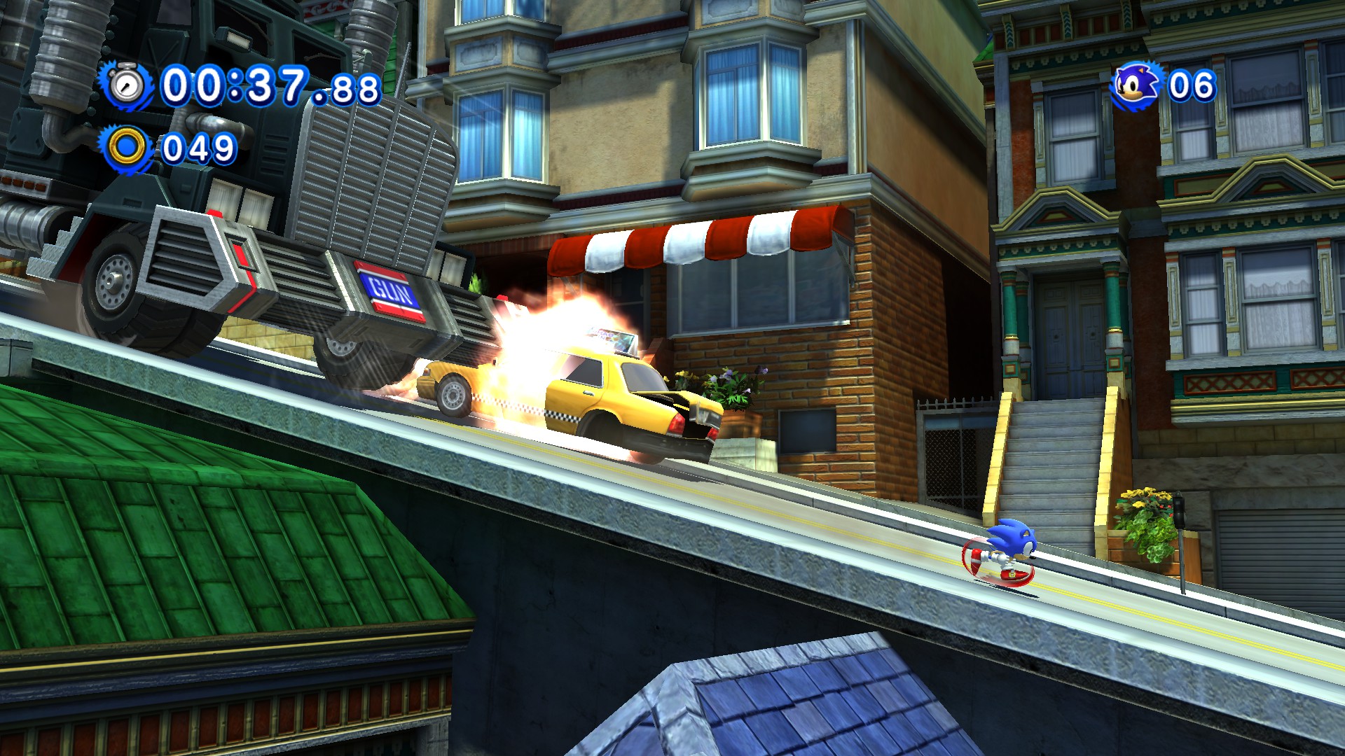 sonic generations - city escape width=