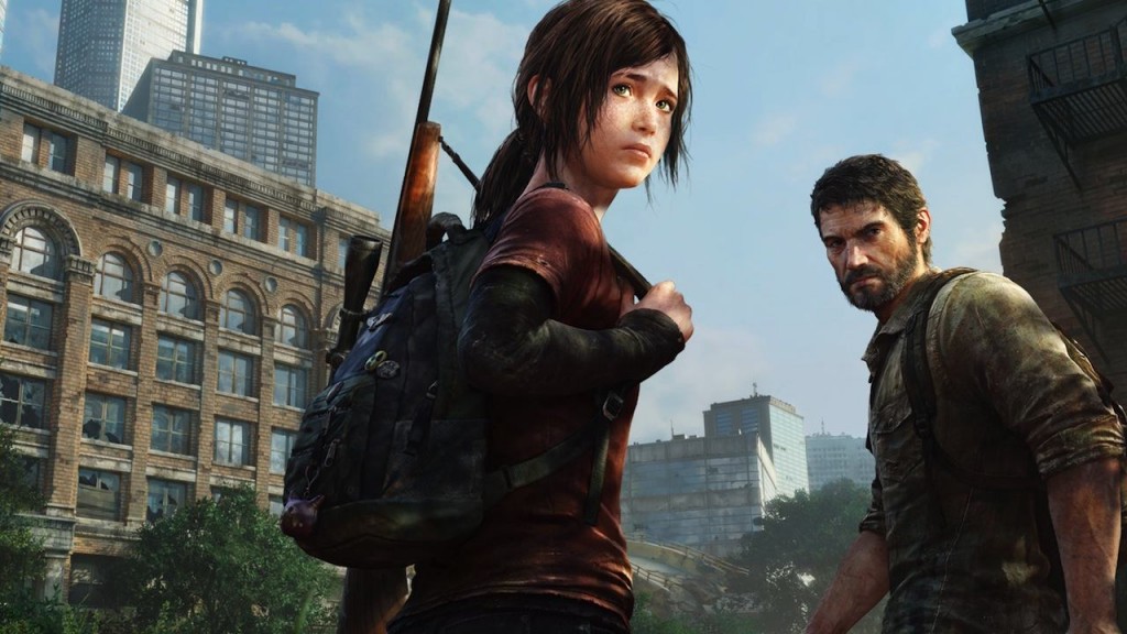 Элли и Джоел в The last of us width=