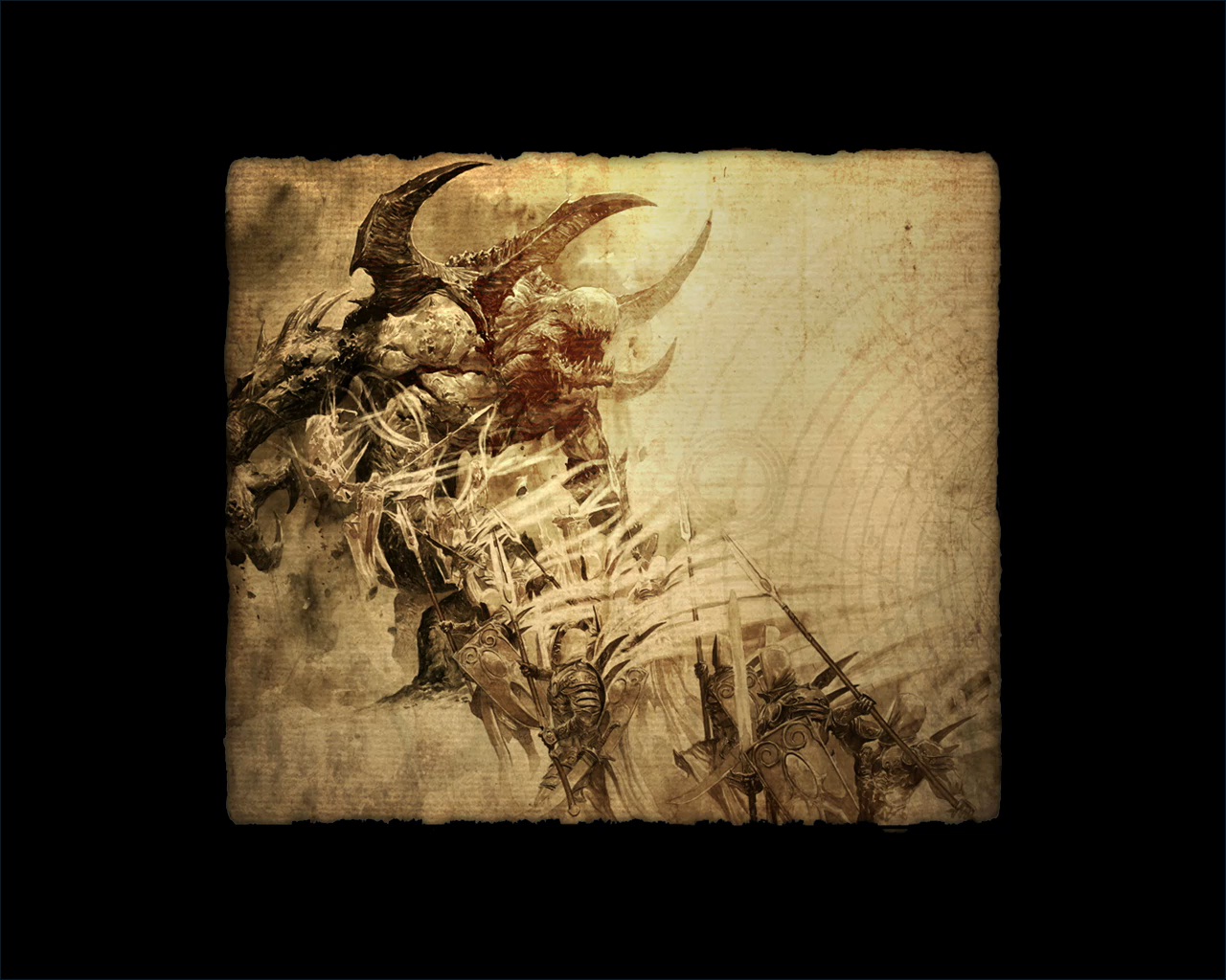 Diablo 3 - the war Арт Diablo 3 - война