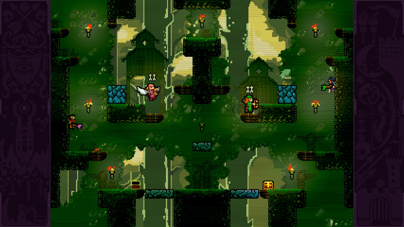 Вот так выглядит TowerFall.