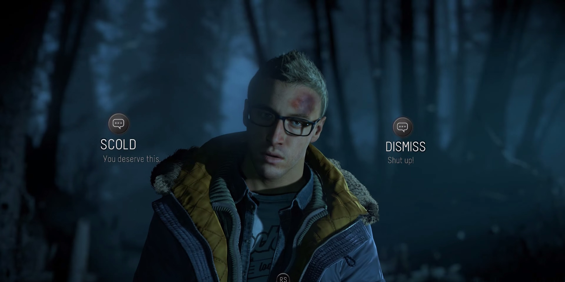 until dawn dialogue options