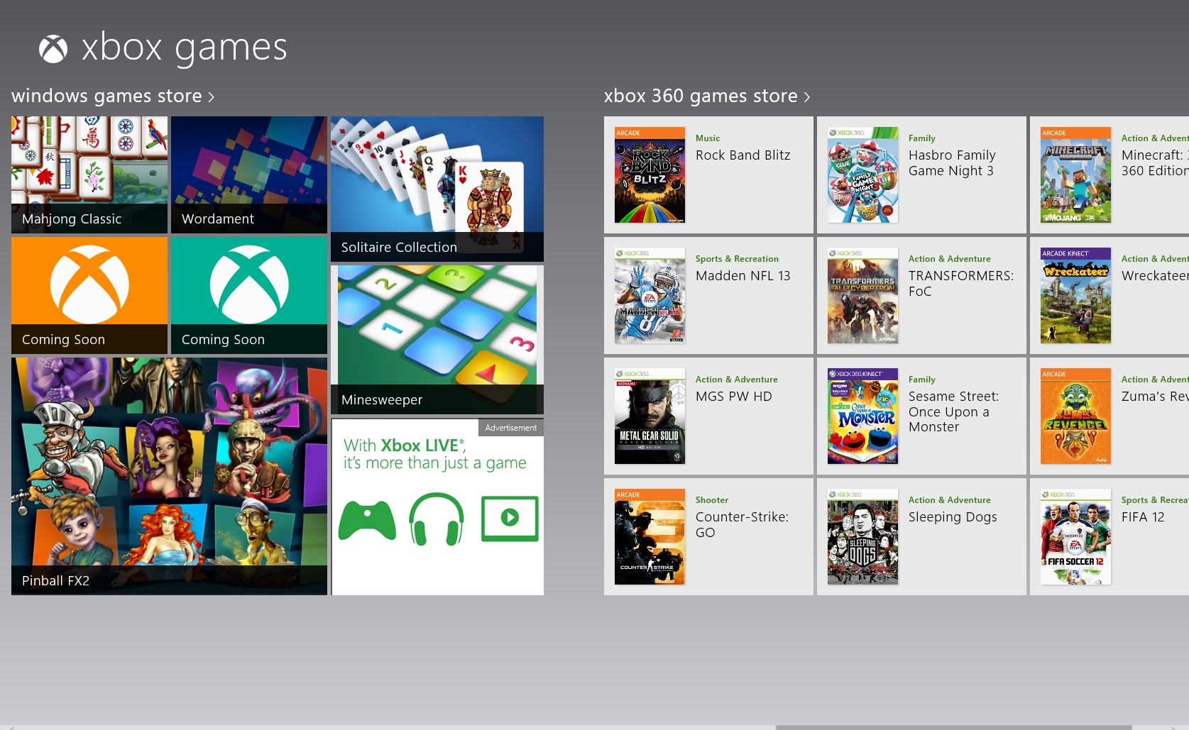 магазин игр в Windows 8 width=