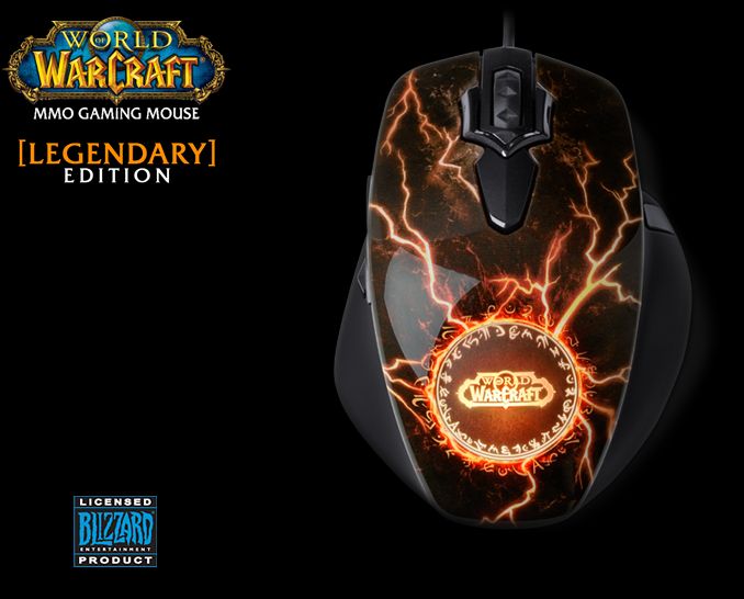 World of Warcraft MMO Gaming Mouse Legendary Edition width=